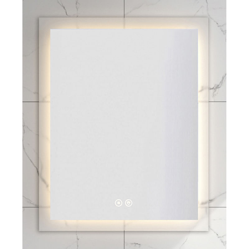 Casa si Gradina - Mobilier - Mobilier baie - Oglinzi baie - Oglinda Fluminia, Miro 60, dreptunghiulara, cu LED, 3 culori, dezaburire, 60 cm - Infinity.ro