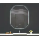 Casa si Gradina - Mobilier - Mobilier baie - Oglinzi baie - Oglinda cu iluminare si dezaburire Fluminia Turner Ambient 60 cm - Infinity.ro