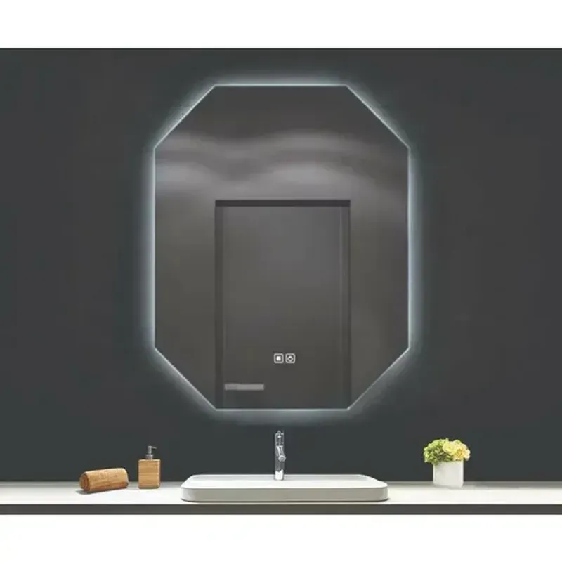 Casa si Gradina - Mobilier - Mobilier baie - Oglinzi baie - Oglinda cu iluminare si dezaburire Fluminia Turner Ambient 60 cm - Infinity.ro