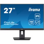 PC, gaming si accesorii - Desktop PC & monitoare - Monitoare - Monitor LED IPS iiyama ProLite XUB2792HSU-B6 27" Full HD, 100Hz, 0,4ms, HDMI, DisplayPort, HUB USB 4x3.2, HAS (150mm) + - Infinity.ro