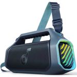 TV, Audio-Video si Foto - Portabile audio - Boxe portabile - Boxa portabila Anker Soundcore Boom 2 Plus, 140W, Bluetooth 5.3, BassUp 2.0, IPX7, Lumini RGB, Baterie externa, Albastru - Infinity.ro