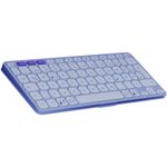PC, gaming si accesorii - Periferice PC - Tastaturi - Tastatura Wireless Portabila Logitech Keys-To-Go 2, BT, Multidevice, MultiOS, Lilac - Infinity.ro