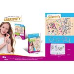 Jucarii, Copii si Bebe - Jucarii si jocuri - Jucarii & jocuri educative - Seturi de artizanat - Set creativ bratari cu margele si litere, Creativity, 210 bucati, multicolor, 20x15x2.6cm - Infinity.ro