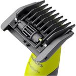 Ingrijire personala si Cosmetice - Aparate & accesorii ingrijire personala - Aparate de ras si tuns - Aparate de ras electrice - Aparat hibrid PHILIPS OneBlade 360 QP4631/65, 5 in 1, reincarcabil, umed/uscat, Verde lime - Infinity.ro