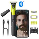 Ingrijire personala si Cosmetice - Aparate & accesorii ingrijire personala - Aparate de ras si tuns - Aparate de ras electrice - Aparat hibrid PHILIPS OneBlade 360 QP4631/65, 5 in 1, reincarcabil, umed/uscat, Verde lime - Infinity.ro