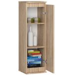 Casa si Gradina - Mobilier - Dulapuri si sifoniere - Dulapuri - Dulap suspendat, cu usa si 3 rafturi interioare, PAL 16 mm, 30x30x99 cm, stejar sonoma - Infinity.ro
