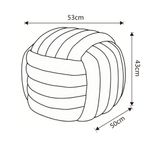 Casa si Gradina - Mobilier - Scaune si fotolii - Tabureti - Taburet tapitat Nilo, velur, 53x50x43 cm, roz pudrat - Infinity.ro