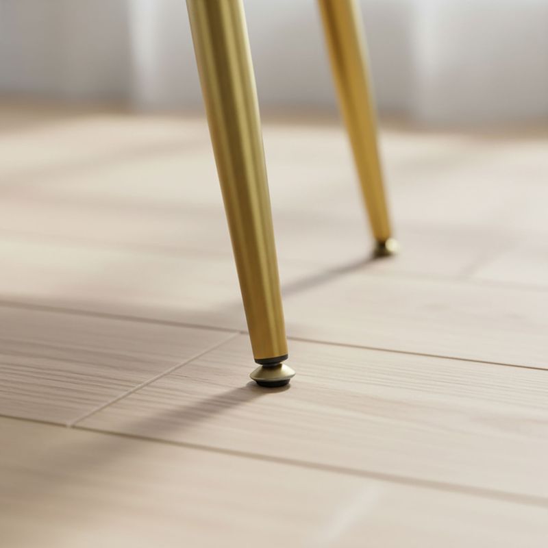 Casa si Gradina - Mobilier - Scaune si fotolii - Tabureti - Taburet tapitat Quadra, velur, cu picioare metalice, 40x40x42 cm, roz pudra - Infinity.ro