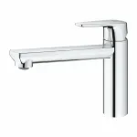 Casa si Gradina - Sanitare - Chiuveta bucatarie si accesorii - Baterii bucatarie - Baterie bucatarie Grohe BauEdge monocomanda crom - Infinity.ro