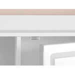 Casa si Gradina - Mobilier - Comode si corpuri - Masute de toaleta - Masa de toaleta cu taburet si oglinda, iluminare LED reglabila, 6 sertare, 98x40x145 cm, alb - Infinity.ro