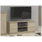Casa si Gradina - Mobilier - Comode si corpuri - Comode - Comoda TV cu 2 usi si o polita, PAL laminat 16 mm, 120x40x55 cm, stejar sonoma - Infinity.ro