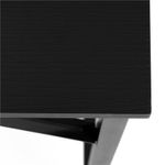 Casa si Gradina - Mobilier - Mese si birouri - Birouri - Birou cu blat MDF si cadru metalic, 100x50x76 cm, negru - Infinity.ro