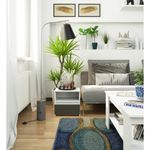 Casa si Gradina - Mobilier - Comode si corpuri - Noptiere - Noptiera cu 1 sertar, PAL laminat 16mm, 40x35x40 cm, alb si gri - Infinity.ro