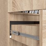 Casa si Gradina - Mobilier - Dulapuri si sifoniere - Dulapuri - Dulap inchis cu 2 usi si sertar, 4 rafturi, PAL laminat 16 mm, 60x35x180 cm, stejar sonoma - Infinity.ro