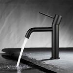 Casa si Gradina - Sanitare - Lavoar baie si accesorii - Baterii sanitare - VERDI, NEGRU MAT, BATERIE LAVOAR 100, FARA VENTIL, 41376 - Infinity.ro