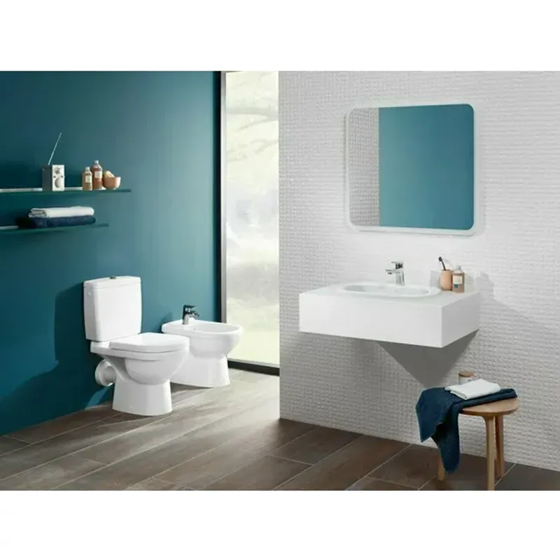 Casa si Gradina - Sanitare - Obiecte sanitare - Accesorii vase de toaleta - Rezervor pe vas wc Villeroy&Boch O.Novo monobloc cu alimentare laterala - Infinity.ro