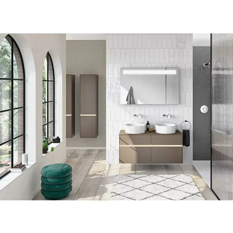 Casa si Gradina - Sanitare - Lavoar baie si accesorii - Lavoare si piedestale - Lavoar pe blat Villeroy&Boch Collaro rotund 40 cm alb - Infinity.ro