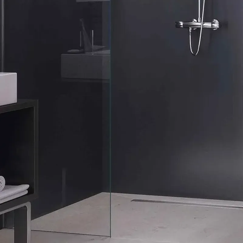 Casa si Gradina - Constructii - Materiale constructii - Sisteme de scurgere - Set rigola pentru dus plus capac Kessel Linearis Compact 115 cm inox cu sita de par si clapeta multistop - Infinity.ro