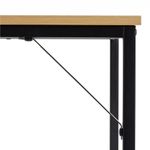 Casa si Gradina - Mobilier - Mese si birouri - Birouri - Birou cu blat MDF si cadru metalic, 100x50x76 cm, maro deschis - Infinity.ro