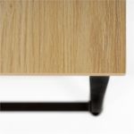 Casa si Gradina - Mobilier - Mese si birouri - Birouri - Birou cu blat MDF si cadru metalic, 100x50x76 cm, maro deschis - Infinity.ro