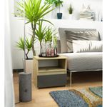 Casa si Gradina - Mobilier - Comode si corpuri - Noptiere - Noptiera cu 1 sertar, PAL laminat 16mm, 40x35x40 cm, stejar artisan si gri - Infinity.ro