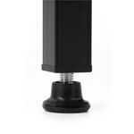 Casa si Gradina - Mobilier - Biblioteci si rafturi - Etajere - Etajera cu 4 polite din MDF si cadru metalic, stil industrial, 60x28x124.5 cm, maro inchis si negru - Infinity.ro