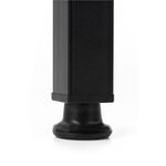 Casa si Gradina - Mobilier - Biblioteci si rafturi - Etajere - Etajera cu 4 polite din MDF si cadru metalic, stil industrial, 60x28x124.5 cm, maro inchis si negru - Infinity.ro