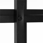 Casa si Gradina - Mobilier - Mese si birouri - Birouri - Birou cu blat MDF si rafturi laterale, cadru metalic, 120x48x122 cm, negru - Infinity.ro