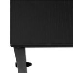 Casa si Gradina - Mobilier - Mese si birouri - Birouri - Birou cu blat MDF si rafturi laterale, cadru metalic, 120x48x122 cm, negru - Infinity.ro