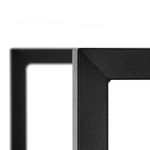 Casa si Gradina - Mobilier - Mese si birouri - Birouri - Birou cu blat MDF si rafturi laterale, cadru metalic, 120x48x122 cm, maro deschis - Infinity.ro