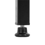 Casa si Gradina - Mobilier - Mese si birouri - Birouri - Birou cu blat MDF si rafturi laterale, cadru metalic, 120x48x122 cm, maro deschis - Infinity.ro