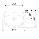 Casa si Gradina - Sanitare - Lavoar baie si accesorii - Lavoare si piedestale - Lavoar suspendat Kolo, Idol, 55 cm, alb - Infinity.ro