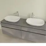 Casa si Gradina - Sanitare - Lavoar baie si accesorii - Lavoare si piedestale - Lavoar pe blat Villeroy&Boch Loop&Friends dreptunghiular alb 56 cm - Infinity.ro