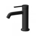 Casa si Gradina - Sanitare - Lavoar baie si accesorii - Baterii sanitare - Baterie lavoar FIMA Carlo Frattini, Snap, cu ventil pop-up, negru mat - Infinity.ro