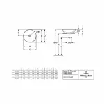 Casa si Gradina - Sanitare - Lavoar baie si accesorii - Lavoare si piedestale - Lavoar pe blat Villeroy&Boch Loop&Friends rotund 42 cm alb - Infinity.ro