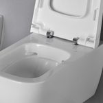 Casa si Gradina - Sanitare - Obiecte sanitare - Accesorii vase de toaleta - Capac vas WC Hatria, Next, soft close, alb - Infinity.ro