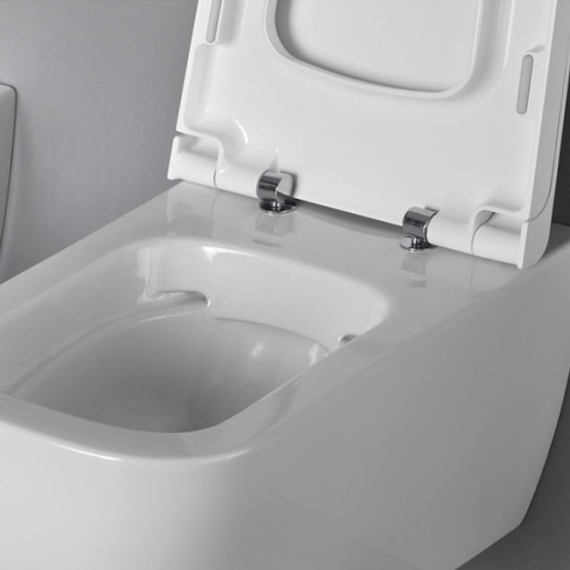 Casa si Gradina - Sanitare - Obiecte sanitare - Accesorii vase de toaleta - Capac vas WC Hatria, Next, soft close, alb - Infinity.ro