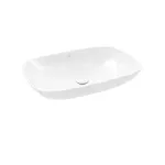 Casa si Gradina - Sanitare - Lavoar baie si accesorii - Lavoare si piedestale - Lavoar pe blat Villeroy&Boch Loop&Friends dreptunghiular alb 62 cm - Infinity.ro