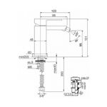 Casa si Gradina - Sanitare - Lavoar baie si accesorii - Baterii sanitare - Baterie cada FIMA Carlo Frattini, Brick cu set dus, crom - Infinity.ro