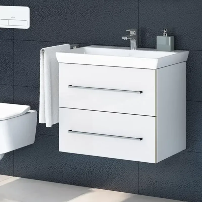 Casa si Gradina - Sanitare - Lavoar baie si accesorii - Lavoare si piedestale - Lavoar suspendat Villeroy&Boch Avento 60 cm alb - Infinity.ro