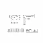 Casa si Gradina - Sanitare - Lavoar baie si accesorii - Lavoare si piedestale - Lavoar pe blat Villeroy&Boch Loop&Friends oval 62 cm alb - Infinity.ro