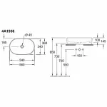 Casa si Gradina - Sanitare - Lavoar baie si accesorii - Lavoare si piedestale - Lavoar pe blat Villeroy&Boch Collaro oval 56x36 cm - Infinity.ro