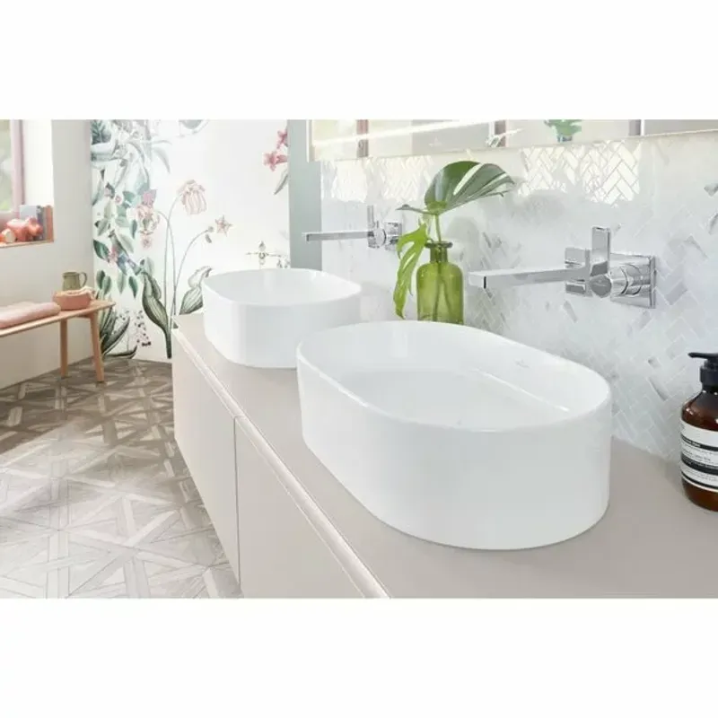 Casa si Gradina - Sanitare - Lavoar baie si accesorii - Lavoare si piedestale - Lavoar pe blat Villeroy&Boch Collaro oval 56x36 cm - Infinity.ro