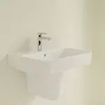 Casa si Gradina - Sanitare - Lavoar baie si accesorii - Lavoare si piedestale - Lavoar suspendat Villeroy&Boch O.Novo 60 cm alb - Infinity.ro