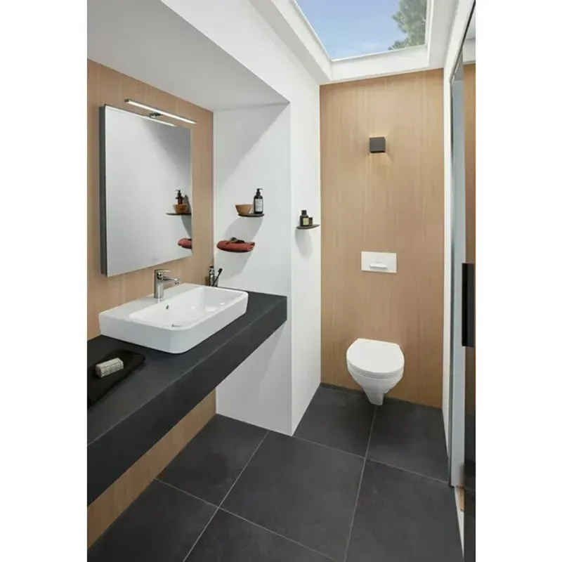 Casa si Gradina - Sanitare - Lavoar baie si accesorii - Lavoare si piedestale - Lavoar suspendat Villeroy&Boch O.Novo 60 cm alb - Infinity.ro