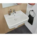Casa si Gradina - Sanitare - Lavoar baie si accesorii - Lavoare si piedestale - Lavoar suspendat Villeroy&Boch O.Novo 60 cm alb - Infinity.ro
