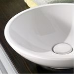 Casa si Gradina - Sanitare - Lavoar baie si accesorii - Lavoare si piedestale - Lavoar pe blat Villeroy & Boch, Loop & Friends, rotund, 43 cm, alb - Infinity.ro