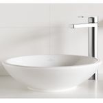Casa si Gradina - Sanitare - Lavoar baie si accesorii - Lavoare si piedestale - Lavoar pe blat Villeroy & Boch, Loop & Friends, rotund, 43 cm, alb - Infinity.ro
