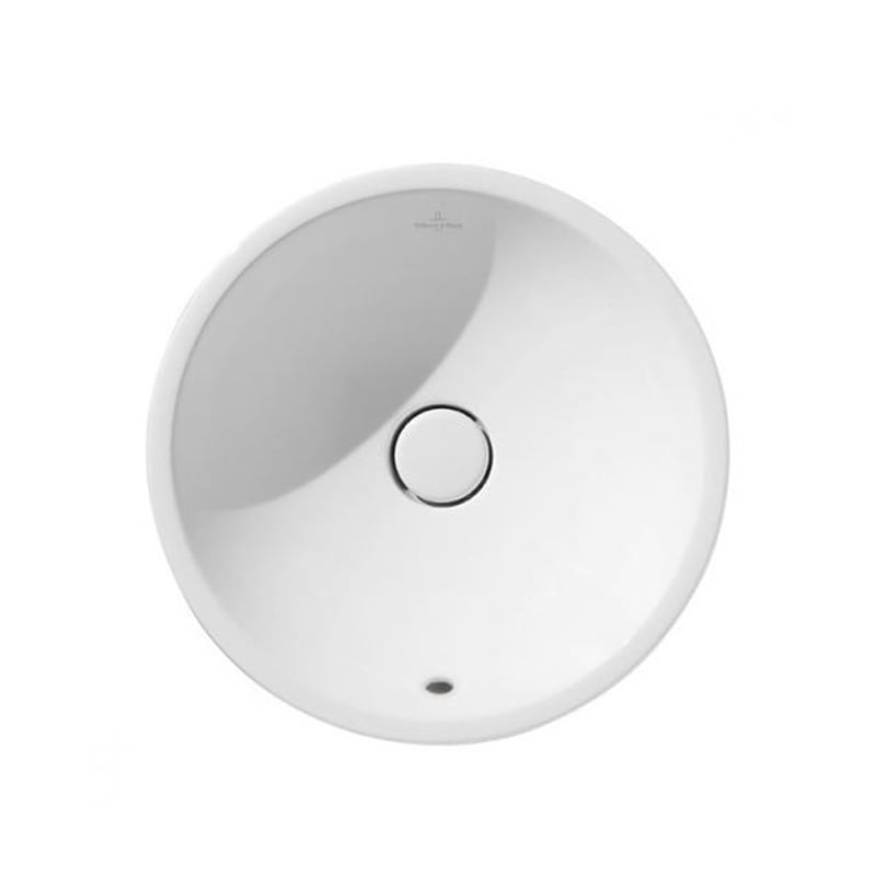 Casa si Gradina - Sanitare - Lavoar baie si accesorii - Lavoare si piedestale - Lavoar pe blat Villeroy & Boch, Loop & Friends, rotund, 43 cm, alb - Infinity.ro