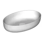 Casa si Gradina - Sanitare - Lavoar baie si accesorii - Lavoare si piedestale - Lavoar pe blat KolpaSan Alexis 55 cm alb - Infinity.ro